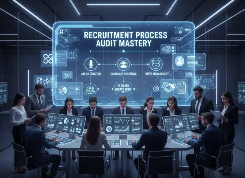 إتقان تدقيق عملية التوظيف التوظيف اليدوي والذكي من الإعلان للعرض