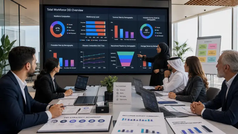 تحليلات التنوع والإنصاف والشمول للتنوع والإنصاف والشمول
